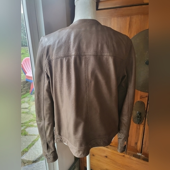 Hinge Lambskin Leather Jacket - Picture 4 of 8